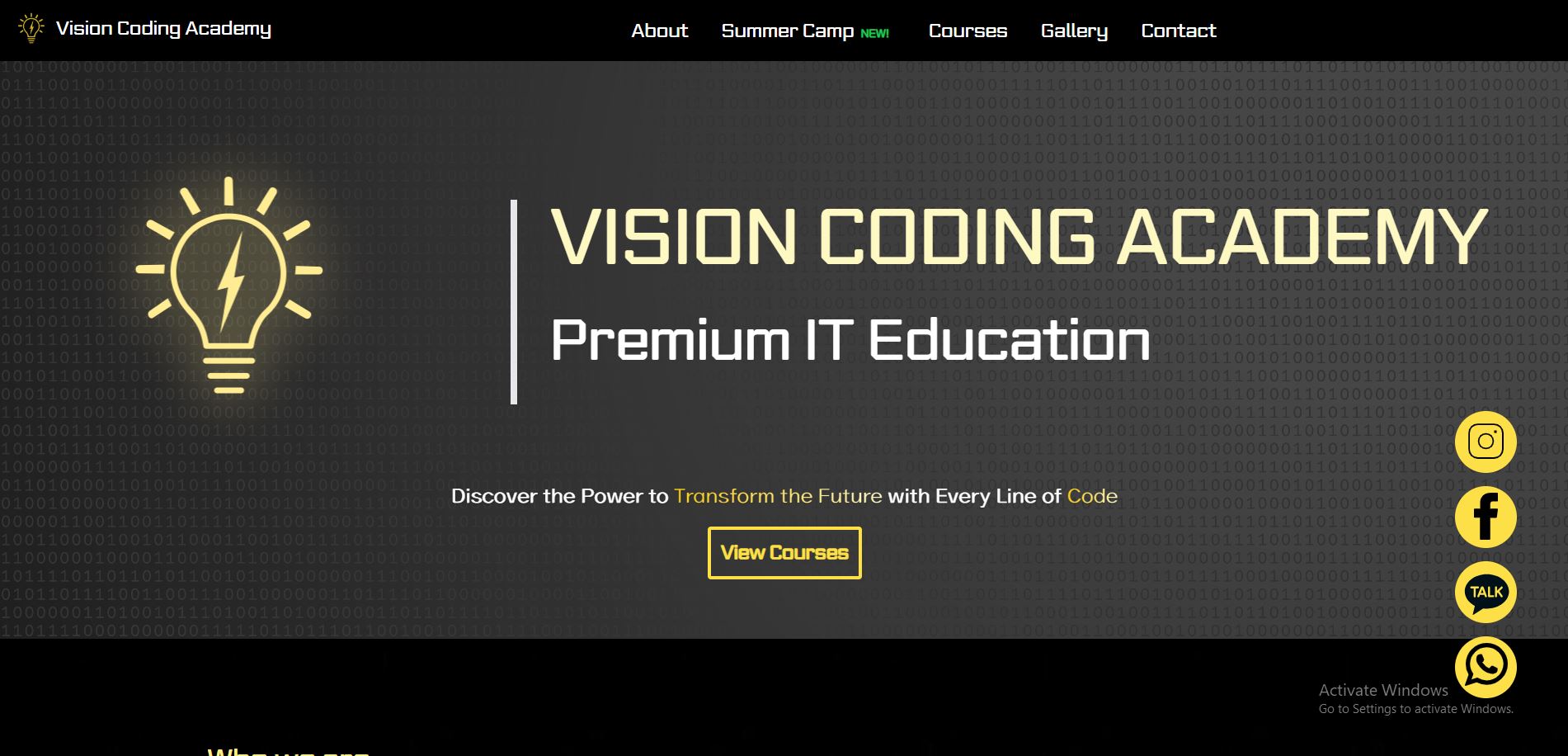 Vision Coding Academy